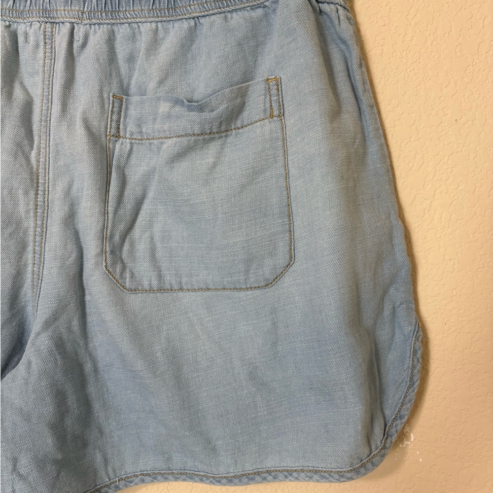 Urban Outfitters BDG Adriane Light Blue Relaxed Drawstring Shorts Size Large NWT - Picture 9 of 16
